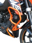 Padací rám HEED pro KTM 125 DUKE (2011-2016) - oranžový