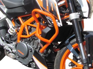 Padací rám HEED pro KTM 390 DUKE (2013 - 2016) - oranžový
