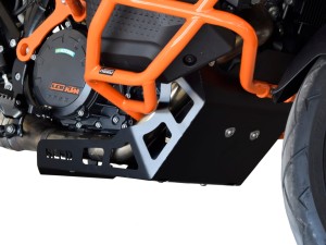 Kryt motoru HEED pro KTM 1290 Super Adventure S / R (2021 - 2025) - hliníkovy černý 