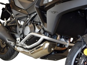 Padací rám HEED pro Honda NT1100 (2022-2024) - spodní , stříbrný