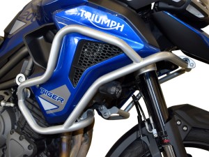Padací rám HEED pro TRIUMPH Tiger 1200 GT / GT PRO/ RALLY PRO (2022 - ...) - horní stříbrný