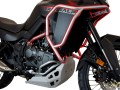 Padací rám HEED pro HONDA XL 750 Transalp horní stříbro správný pohled