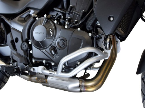 Padací rám HEED pro HONDA XL 750 Transalp spodní stříbrný pravá strana