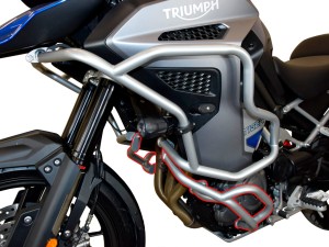 Padací rám HEED pro TRIUMPH Tiger 1200 GT Explorer (2022-) - spodní stříbrný