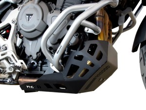 Kryt motoru HEED pro TRIUMPH TIGER 1200 (2022 - ) - ocel,  černý 