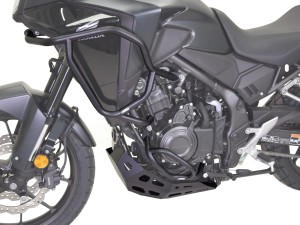 Sada padacího rámu pro Honda NX500 (2024 - ...) - horní a spodní + kryt motoru hliníkovy černý