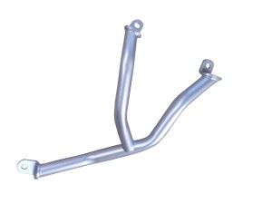 Pravá strana padací rám HEED pro Honda CRF 1100 Africa Twin (2024 - )- spodní , stříbrný