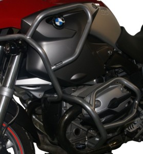 Padací rám HEED pro BMW R 1200 GS (2004 - 2007) FULL BUNKER stříbrný + ochranné slidery