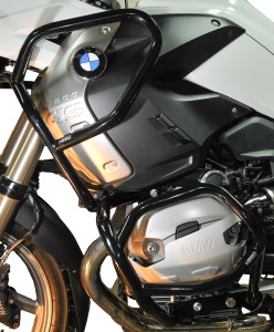 Padací rám HEED pro BMW R 1200 GS (2008 - 2012) FULL BUNKER černý + ochranné slidery