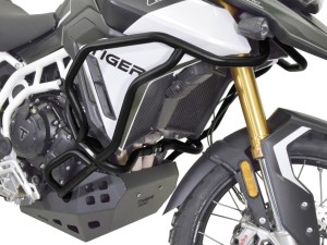 Sada Bunker pro Triumph Tiger 900 (2024 - ...) - Horní a dolní padací rámy černé + ochranné slidery