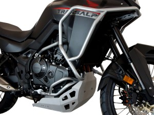 Sada pro Honda XL 750 Transalp (2023 - 2024) - Horní a dolní padací rámy stříbrné  + ochranné slidery