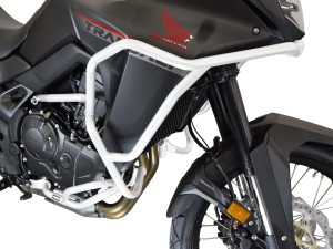 Sada pro Honda XL 750 Transalp (2023 - 2024) - Horní a dolní padací rámy bílé + ochranné slidery