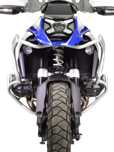 HEED Padací rám pro BMW R 1300 GS - Horní a spodní Bunker, stříbrný + ochranné slidery