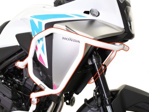 Padací rám HEED pro Honda NX500 (2026 - ...) e-clutch -  horní, bílý